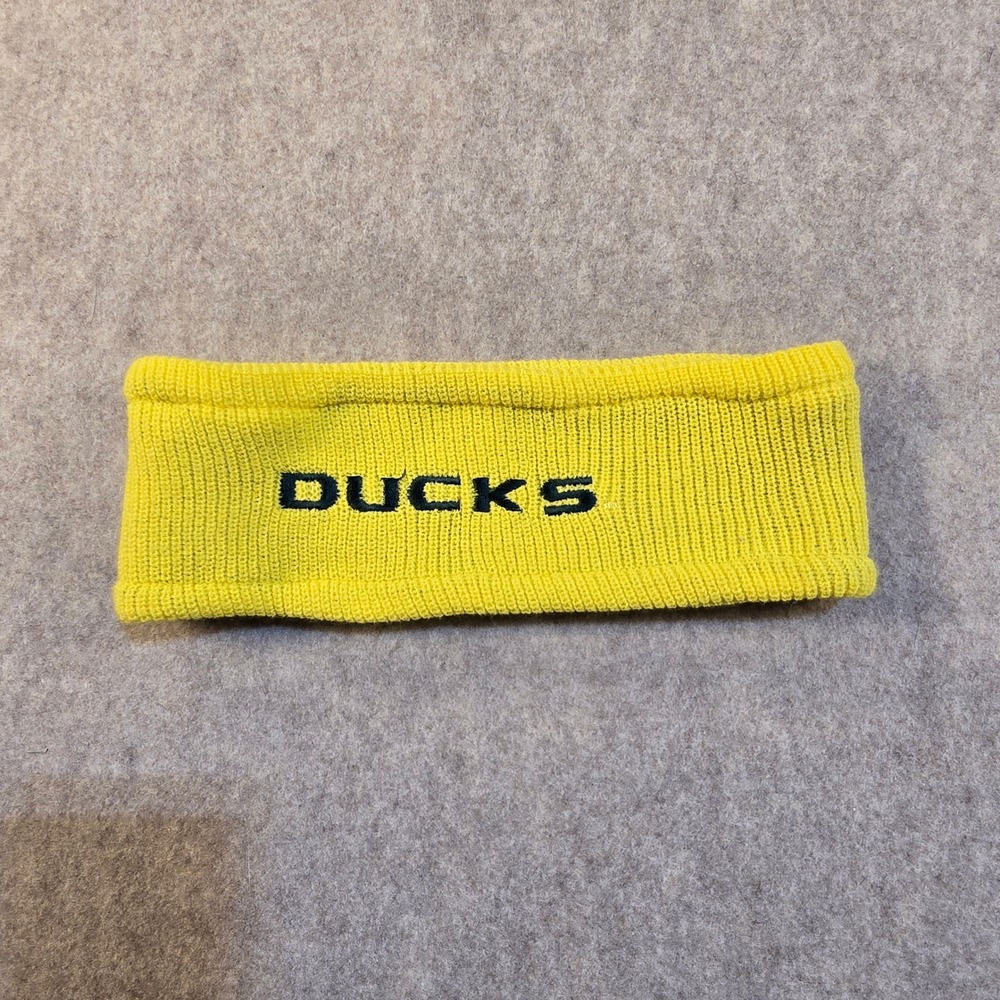 Nike Oregon Ducks Headband and Rally Towel Set Yellow Green NCAA Fan Gear